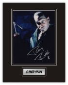 Stunning Display! Candyman Tony Todd hand signed professionally mounted display. This beautiful