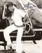 James Bond 8x10 The Spy who Loved Me photo signed by Caroline Munro. Good condition. All