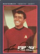 Star Trek. James Doohan Montgomery Scott Handsigned Offical Card. Card No 121. Good condition.