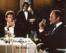 James Bond 8x10 For Your Eyes Only photo signed by Bond villain Julian Glover as Kristatos. Good