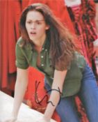 Kristen Stewart Bella Handsigned 10x8 Colour Photo of a Scene During the Twilight Film. Fantastic