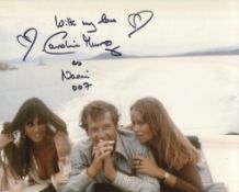 James Bond 8x10 The Spy who Loved Me photo signed by Caroline Munro. Good condition. All
