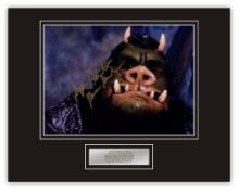 Stunning Display! Star Wars Stephen Constantino hand signed professionally mounted display. This