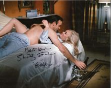 Shirley Eaton signed 10x8 Goldfinger Coloured Photo pictured in her role as Gill Masterson. Good