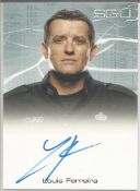 Louis Ferreira signed Stargate Universe limited edition card signed as he plays Everett Young in the