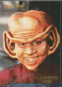 Star Trek. Aron Eisenberg Nog Handsigned Star Trek- Deep Space Nine Official Card. Good condition.