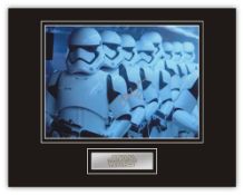 Stunning Display! Star Wars Billy James Machin hand signed professionally mounted display. This