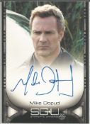 Mike Dopud signed Stargate Universe limited edition card signed as he plays Varro in the military