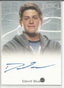 David Blue signed Stargate Universe limited edition card signed as he plays Eli Wallace in the