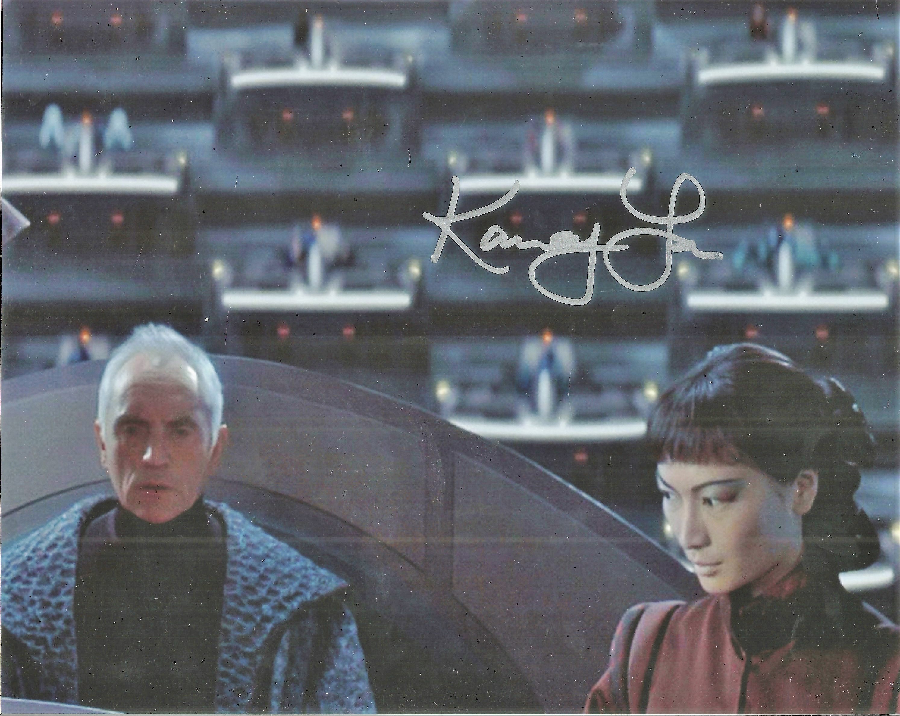 Kamay Lau signed 10x8 Star Wars colour photo. Kamay Lau is a model and actress from London, U. K. In