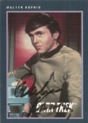 Star Trek. Walter Koenig Ensign Pavel Chekov Handsigned Offical Card. Card No 275. Good condition,