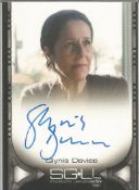 Glynis Davis signed Stargate Universe limited edition card signed as she plays Marian Wallace in the