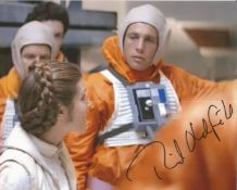 Star Wars 8x10 photo from Return of the Jedi, signed by B-Wing pilot Richard Oldfield. Good