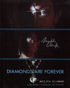 James Bond 8x10 Diamonds are Forever photo signed by actress Melita Clarke. Good condition. All