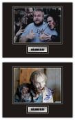 Set of 2 Stunning Displays! Walking Dead hand signed professionally mounted displays. This beautiful