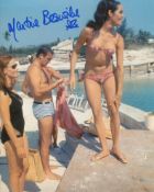 James Bond 8x10 Thunderball photo signed by Martine Beswick. Good condition. All autographs come
