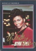 Star Trek. Nichelle Nichols Nyota Uhura Handsigned Offical Card. Card No 271. Good condition. Well