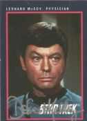 Star Trek. DeForest Kelly Leonard McCoy- Physician Handsigned Offical Card. Card No 107. Good