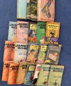 James Bond Collection of 20 Ian Fleming James Bond Titles, Some Hardback, Some Paperback. Titles