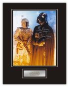 Stunning Display! Star Wars Dave Prowse hand signed professionally mounted display. This beautiful