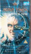 Star Trek. Andrew Jordt Robinson Handsigned 3.10 Deep Space Nine VHS sleeve, with Video included.