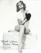 Mollie Peters Patricia Fearing Handsigned 10x8 Black and White Photo from the Film Thunderball,