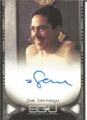 Zak Santiago signed Stargate Universe limited edition card signed as he plays Rivers in the military