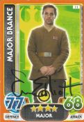 Emun Elliott signed Star Wars trading card. Taslin Brance was portrayed by Emun Elliott in the