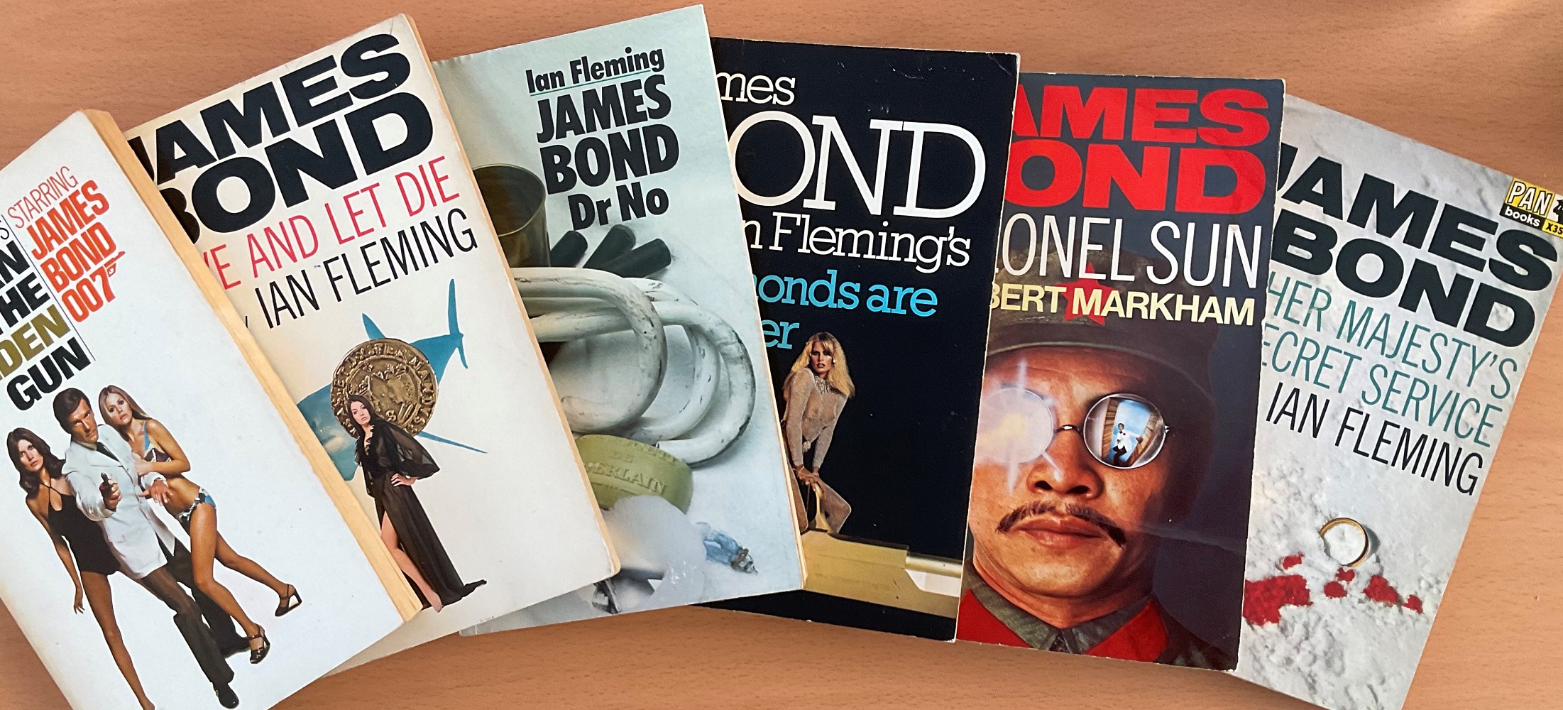 James Bond Collection of 3 Paperback books by Ian Fleming and Robert Markham titled include On her