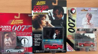 James Bond 007 Corgi The Definitive Bond Collection Aston Martin DB5, 1973 Ford Mustang, BMW Z8