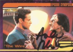 Star Trek. Andrew Robinson Elim Garak Handsigned Star Trek- Deep Space Nine Official Card. Good