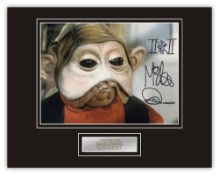 Stunning Display! Star Wars Mike Quinn hand signed professionally mounted display. This beautiful