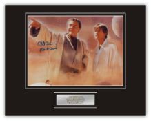 EXTREMELY RARE! Stunning Display! Star Wars Phil Brown hand signed professionally mounted display.