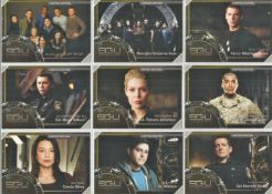 Stargate Universe collection 11 trading cards includes 1 of 10 to 10 of 10 plus bonus card limited