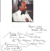 Vernon Dobtcheff signed 6x4 white card inscribed. Vernon Dobtcheff born 14 August 1934 is a