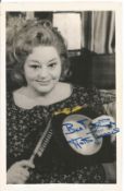 Hattie Jacques Signed 6x4 Black And White Photo. Good condition. All autographs come with a