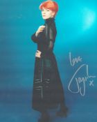 Toyah Willcox 10x8 Fashion shot in black outfit signed. Good condition. All autographs come with a