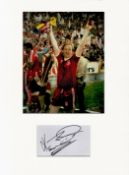 Football Kenny Burns 16x12 overall Nottingham Forest mounted signature piece includes signed album