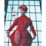 Toyah Willcox 10x8 Fashion shot in red outfit signed. Good condition. All autographs come with a
