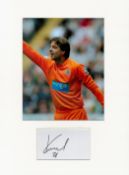 Football Tim Krul 16x12 overall Newcastle United mounted signature piece includes signed album