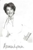 Actress Maureen Lipman signed 6x4 black and white photo. Dame Maureen Diane Lipman DBE is an English