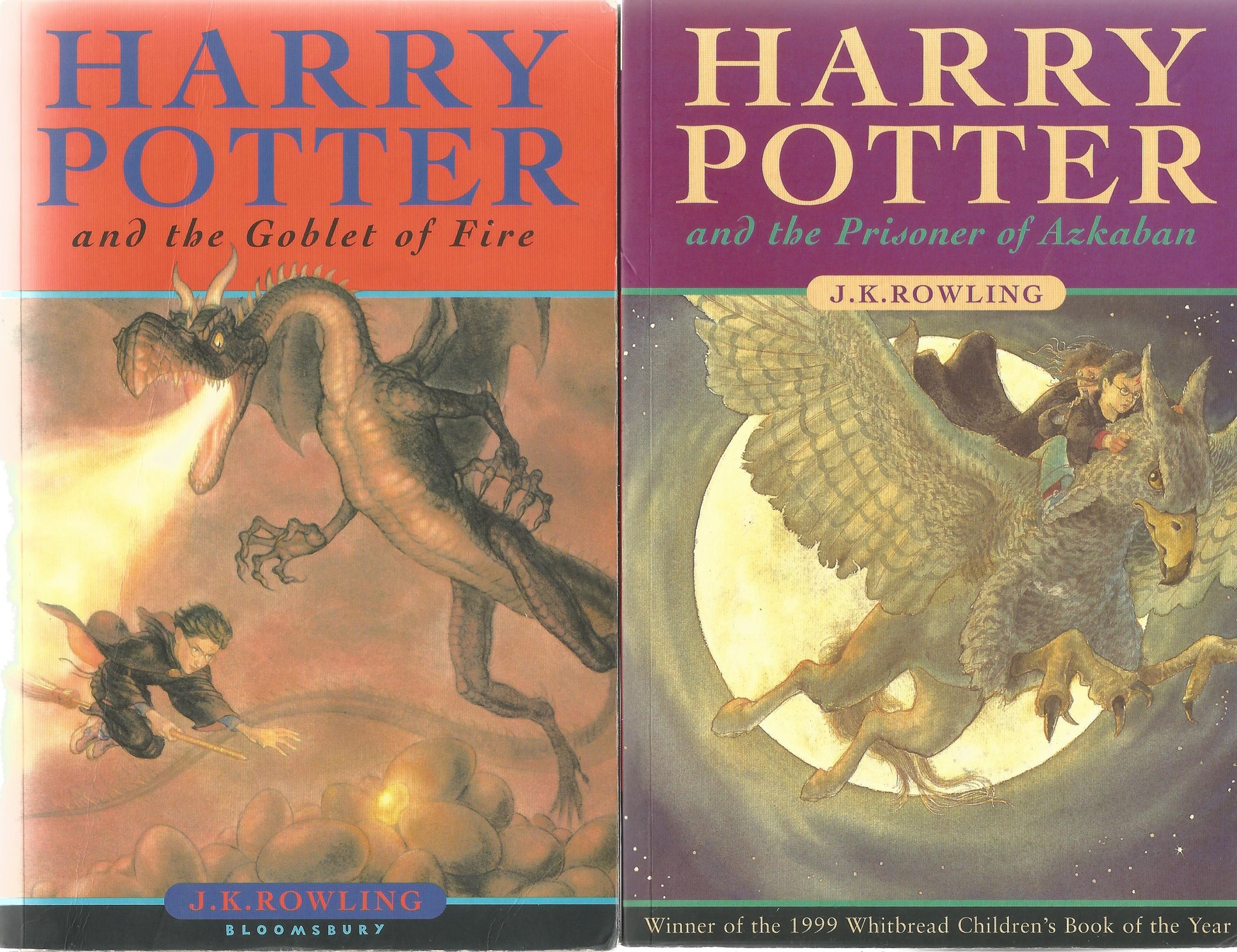4 x Softback Books by J K Rowling Harry Potter and the Philosophers Stone, The Chamber of Secrets, - Image 2 of 2