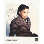 Tasmin Archer signed colour photo 10 x 8 inch dedicated. Good condition. All autographs come with