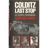Colditz Last Stop Six Escapes Remembered by Jack Pringle Hardback Book 1988 First Edition