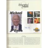 Michael Fish signed Autograph Editions Official FDC Fire and Light 2000. Set on nice A4