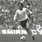 Franz Beckenbauer signed 12x8 B/W photo. Good condition. All autographs come with a Certificate of