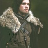 Kit Harington signed 10x8 colour photo. photo was taken during Kits role as Jon Snow on popular