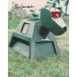 John Leeson Doctor Who 10x8 Coloured Photo of K9 dog signed. Good condition. All autographs come