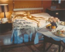 Shirley Eaton as Jill Masterson in James Bond Gold Finger signed 10x8 inch colour photo. Good