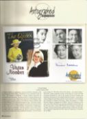 Vivian Noakes signed Autograph Editions Official FDC golden Jubilee 2002. Set on nice A4 descriptive
